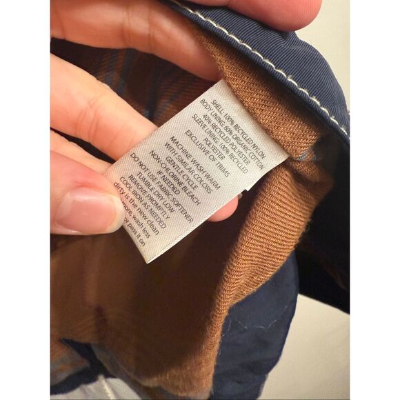 Toad & Co Navy Blue Lined Hooded Full Zip Forester Pass Parka Coat Jacket Small - Picture 5 of 6